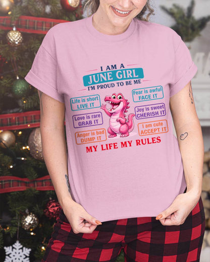 JUNE GIRL – MY LIFE MY RULES - FOR WOMEN - TLEE06 (SKU2604-245-06)