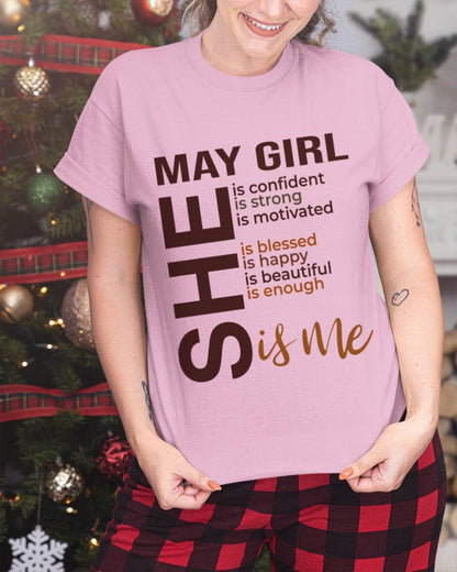 MAY BORN GIRL – CONFIDENT & STRONG - FOR WOMEN - TLEE05 (SKU2605-04-05)