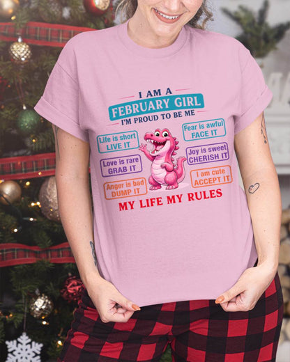 FEBRUARY GIRL – MY LIFE MY RULES - FOR WOMEN - TLEE02 (SKU2604-245-02)