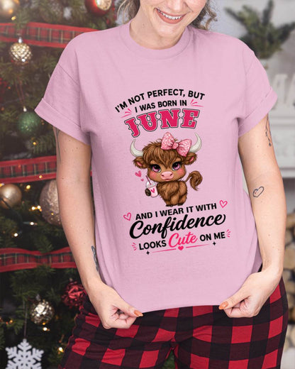 JUNE BORN CONFIDENCE TEE - FOR WOMEN - TLEE06 (SKU2608-118-06)
