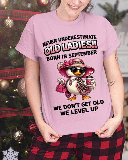 SEPTEMBER LADIES – WE DON’T GET OLD, WE LEVEL UP - FOR WOMEN - TLEE09 (SKU2604-35-09)