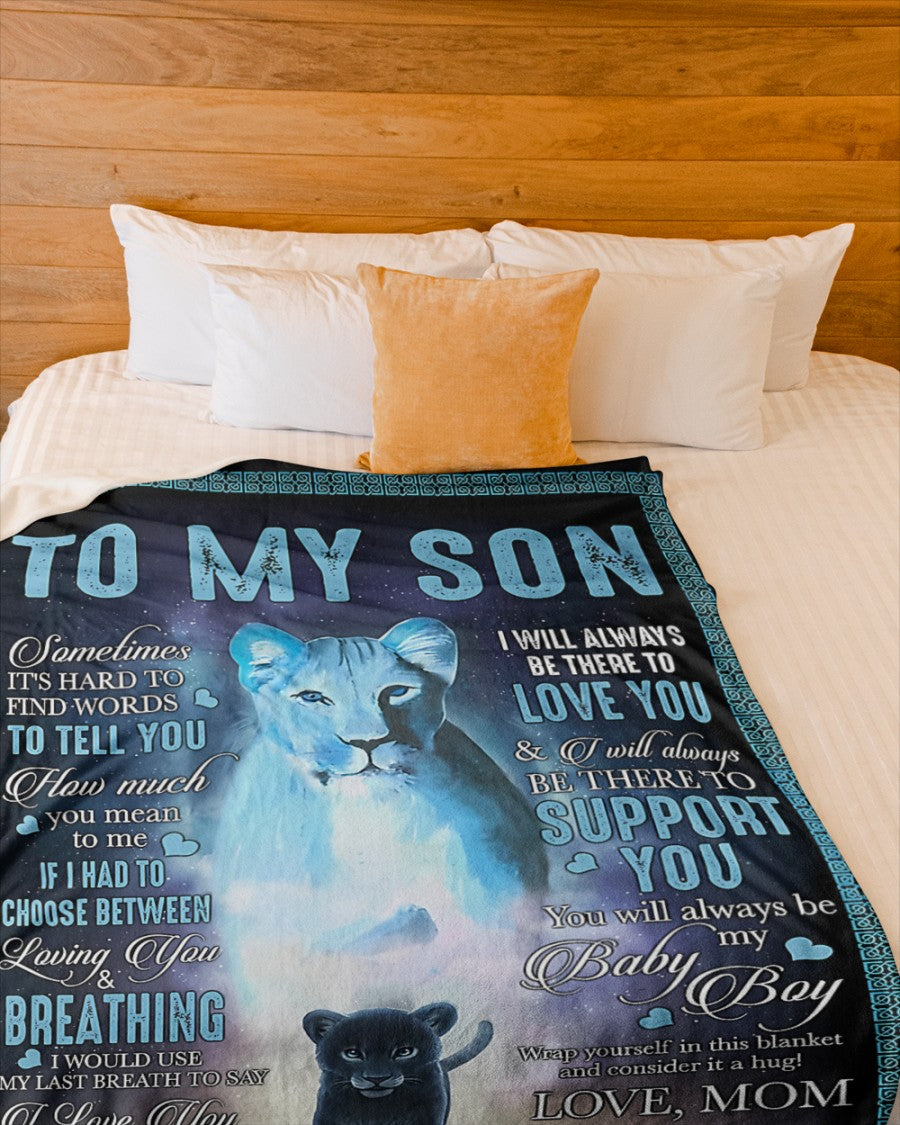 Special Gift For Your Son Blanket - From Mom (SKUB06-84) FULL