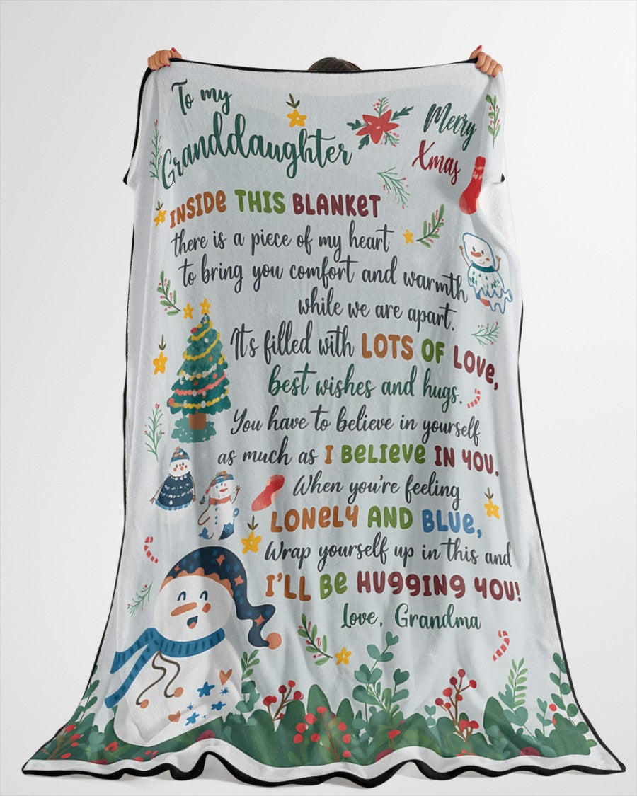Special Gift For Your Granddaughter Blanket - From Grandma (SKUB11-03) FULL