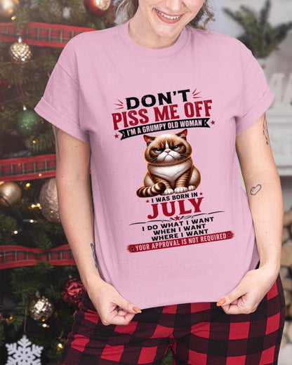JULY – ZERO PATIENCE FUNNY CAT - FOR WOMEN - TLEE07 (SKU2608-291-07)