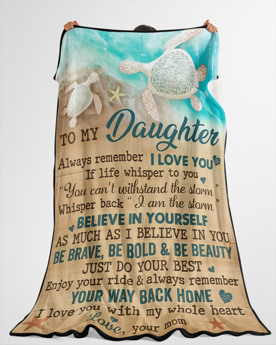 Special Gift For Your Daughter Blanket - From Mom