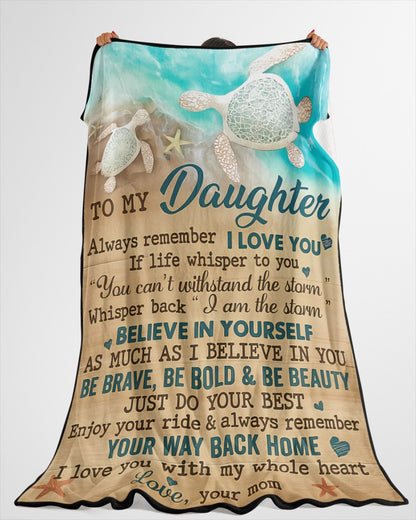 Special Gift For Your Daughter Blanket - From Mom