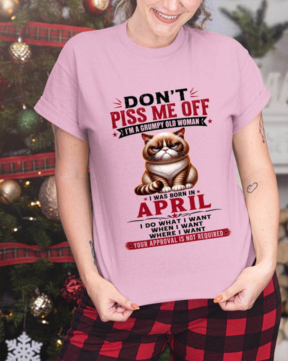 APRIL – ZERO PATIENCE FUNNY CAT - FOR WOMEN - TLEE04 (SKU2608-291-04)