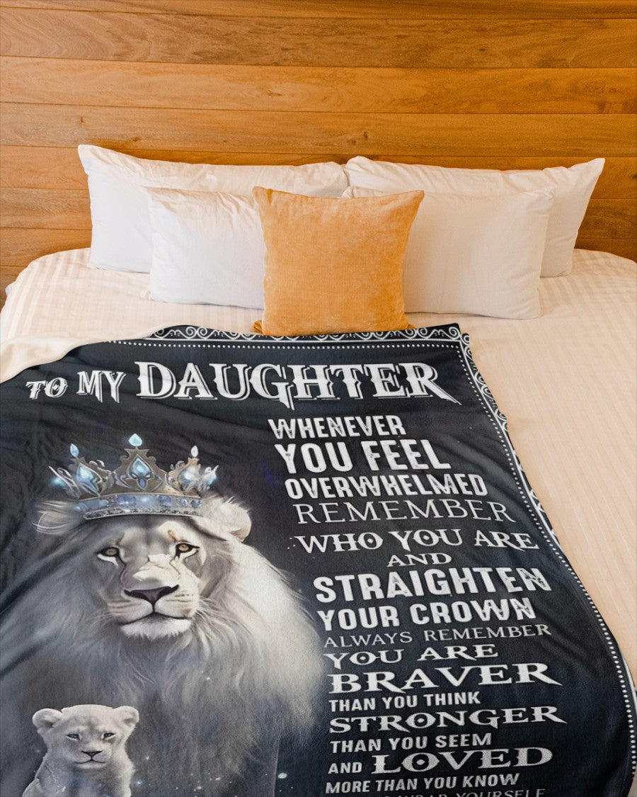 Special Gift For Your Daughter Blanket - From Dad (SKUB12-25)