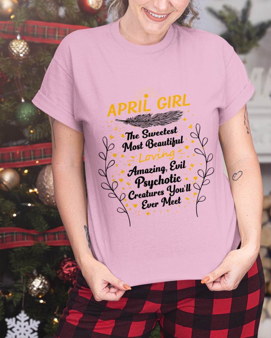 APRIL GIRL – SWEET, BEAUTIFUL & A LITTLE PSYCHOTIC - FOR WOMEN - TLEE04 (SKU2603-297-04)