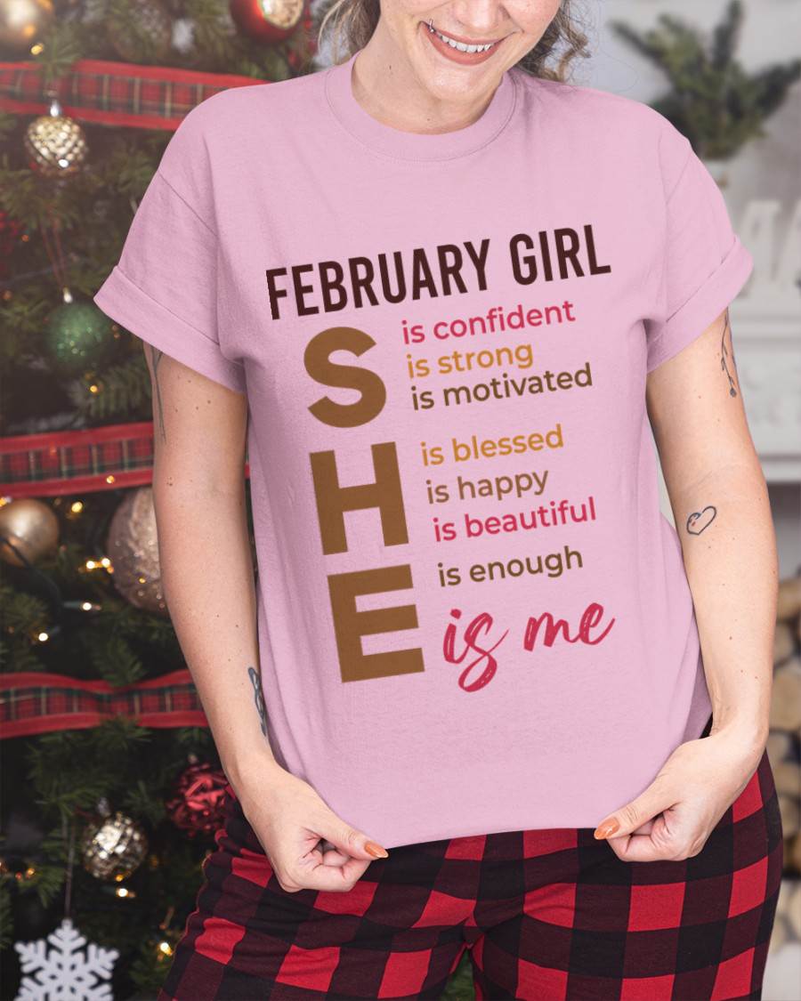 FEBRUARY GIRL - SHE IS ME - FOR WOMEN - TLEE02 (SKU2607-164-02)