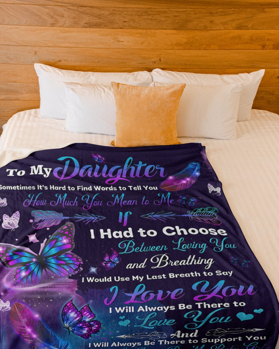 Special Gift For Your Daughter Blanket - From Mom - TLEE00 (SKUB-TLEE)