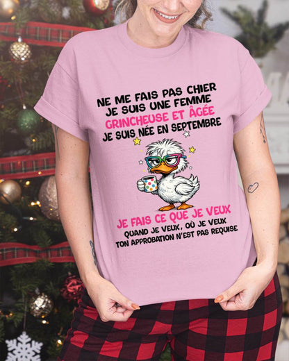 JE SUIS UNE FILLE DE SEPTEMBRE - POUR FEMME - TLEE09 (SKU2604-117-09)