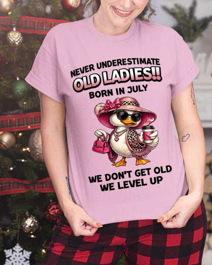 JULY LADIES – WE DON’T GET OLD, WE LEVEL UP - FOR WOMEN - TLEE07 (SKU2604-35-07)