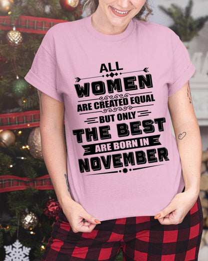 NOVEMBER GIRL – ALL WOMEN ARE CREATED EQUAL - FOR WOMEN - TLEE11 (SKU2604-50-11)