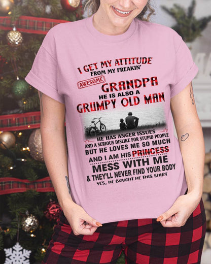 I GET MY ATTITUDE FROM MY GRANDPA - FROM GRANDPA - TLEE00 (SKU2605-176-00)