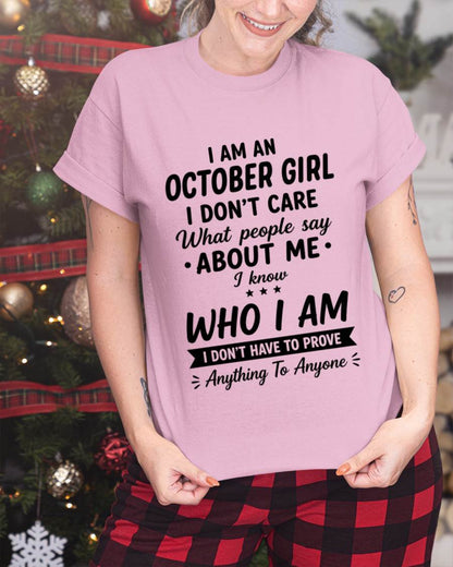 OCTOBER – I DON'T CARE WHAT PEOPLE SAY ABOUT ME - FOR WOMEN - TLEE10 (SKU2606-379-10)