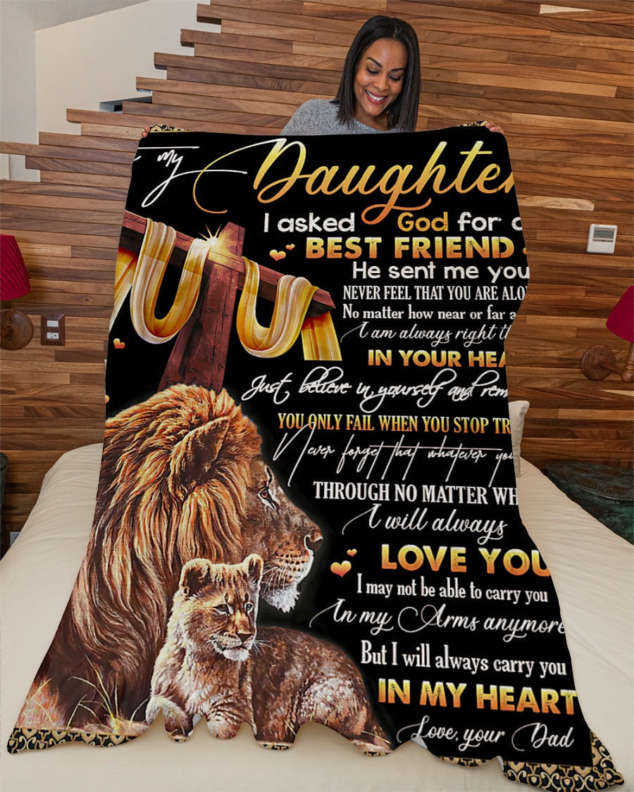 Special Gift For Your Daughter Blanket - From Dad