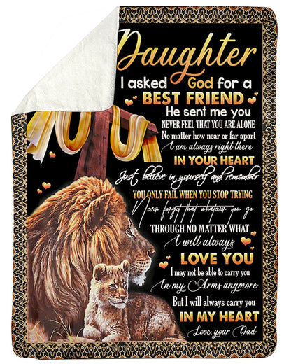 Special Gift For Your Daughter Blanket - From Dad
