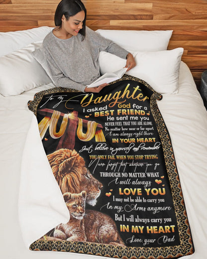 Special Gift For Your Daughter Blanket - From Dad