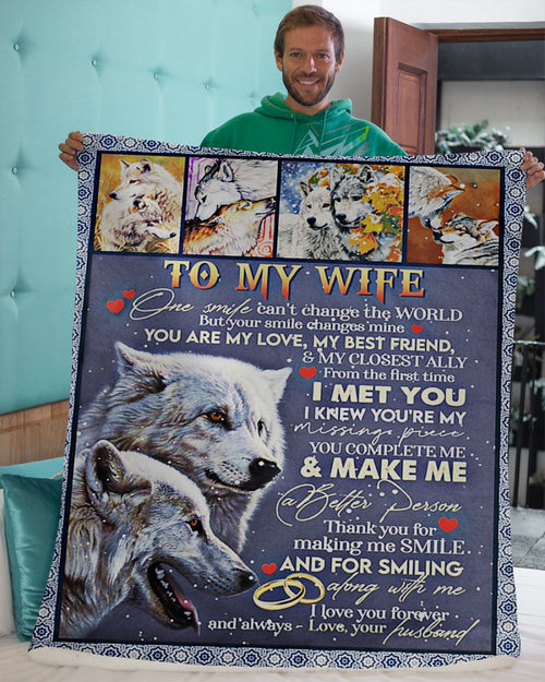 Special Gift For Your Wife Blanket - From Husband
