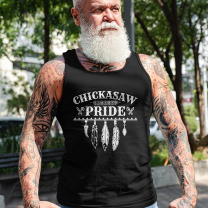 Native American T-Shirts, Vintage Native American Unisex T-Shirt/Hoodie/Sweatshirt HLT00 - Native American Pride Design for a Proud Chickasaw T-Shirt