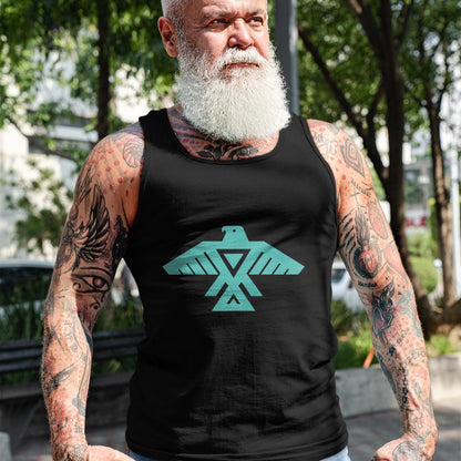 Native American T-Shirts, Vintage Native American Unisex T-Shirt/Hoodie/Sweatshirt HLT00 - Native American Thunderbird Funny Tribal Art Gift Men Women T-Shirt (2)
