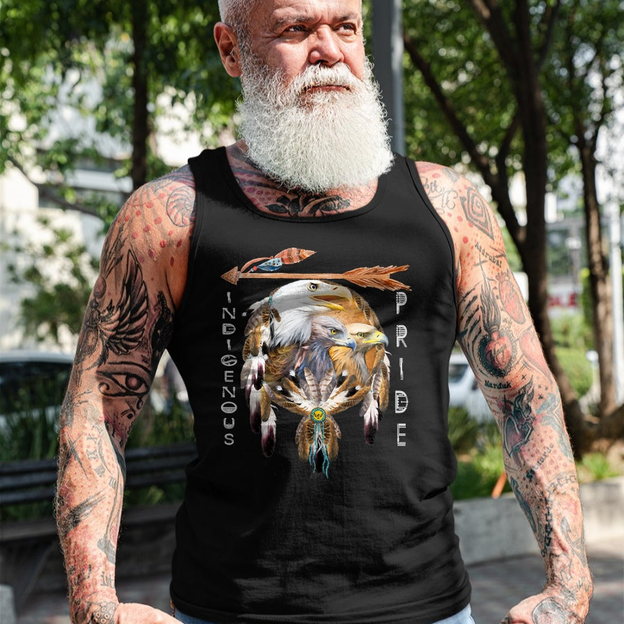 Native American T-Shirts, Vintage Native American Unisex T-Shirt/Hoodie/Sweatshirt HLT00 - Native American Indian Tribal Art T-Shirt