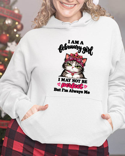 FEBRUARY GIRL CAT SHIRT – ALWAYS ME - FOR WOMEN - TLEE02 (SKU2610-100-02)