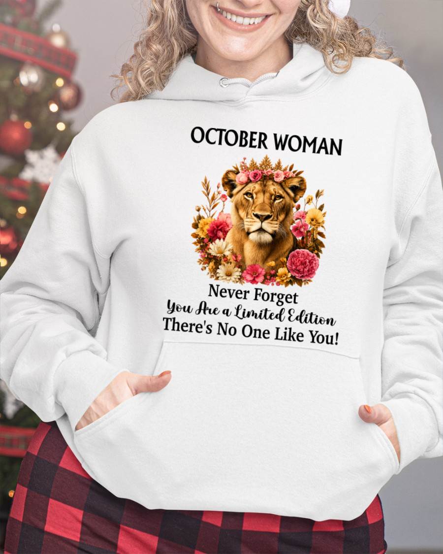 OCTOBER WOMAN – PROUD TO BE DIFFERENT - FOR WOMEN - TLEE10 (SKU2607-74-10)