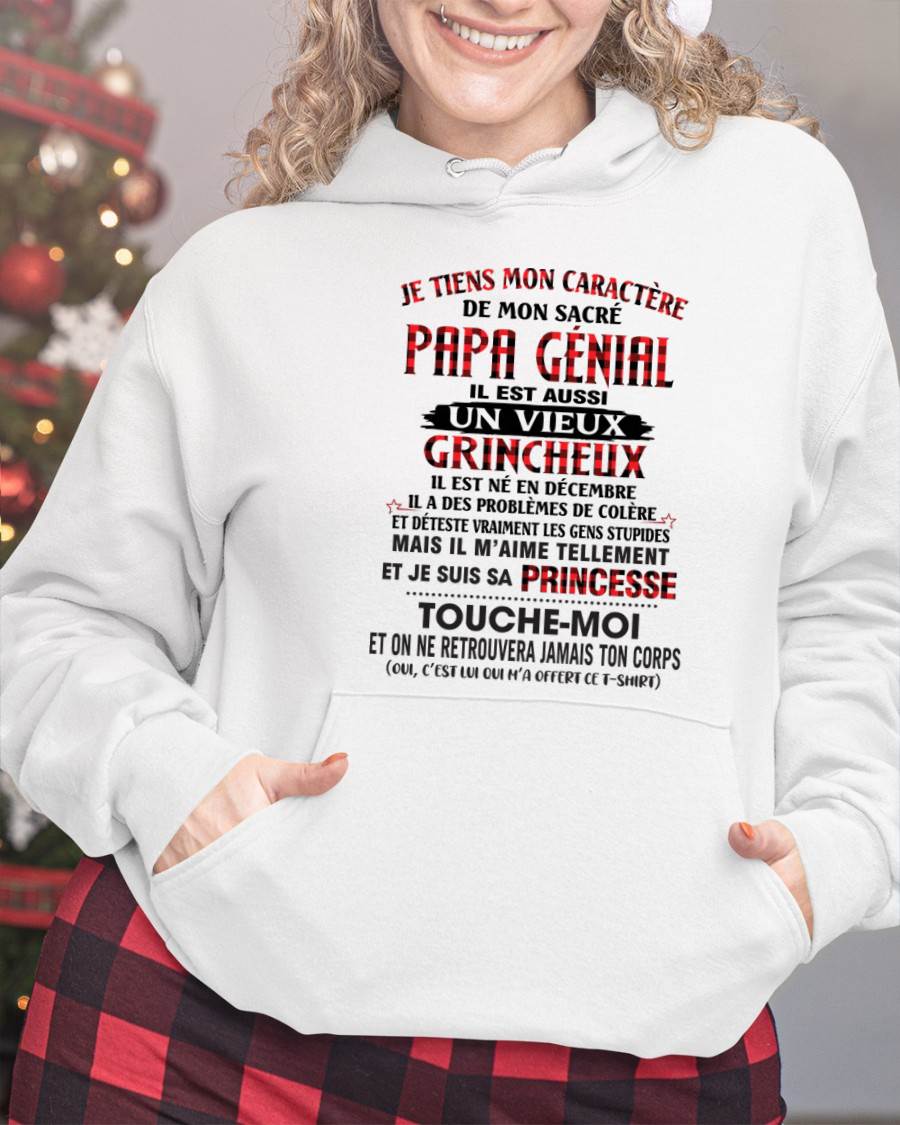 DÉCEMBRE / FILLE À PAPA GÂTÉE ET FIÈRE - CADEAU DE PAPA - TLEE12 (SKU2605-355-12)