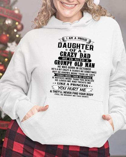OCTOBER - PROUD DAUGHTER OF DAD - FROM DAD - TLEE10 (SKU2606-209-10)
