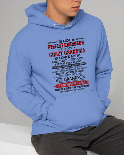 JULY - I’M NOT PERFECT, BUT MY CRAZY GRANDMA LOVES ME - FROM GRANDMA - TLEE07 (SKU26T-01131-07)
