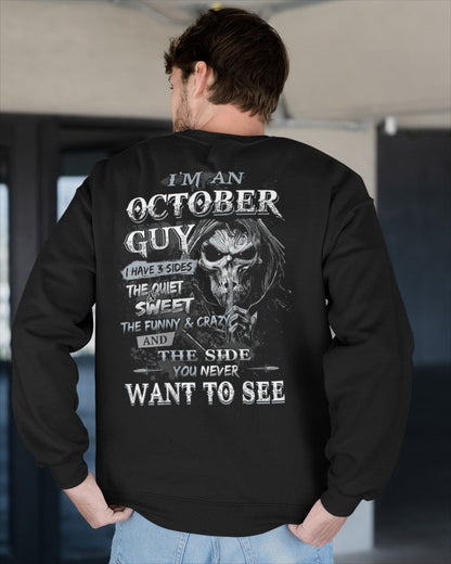 OCTOBER - I HAVE 3 SIDES - T-SHIRT FOR MAN - TLEE10 (SKU07-60-10)