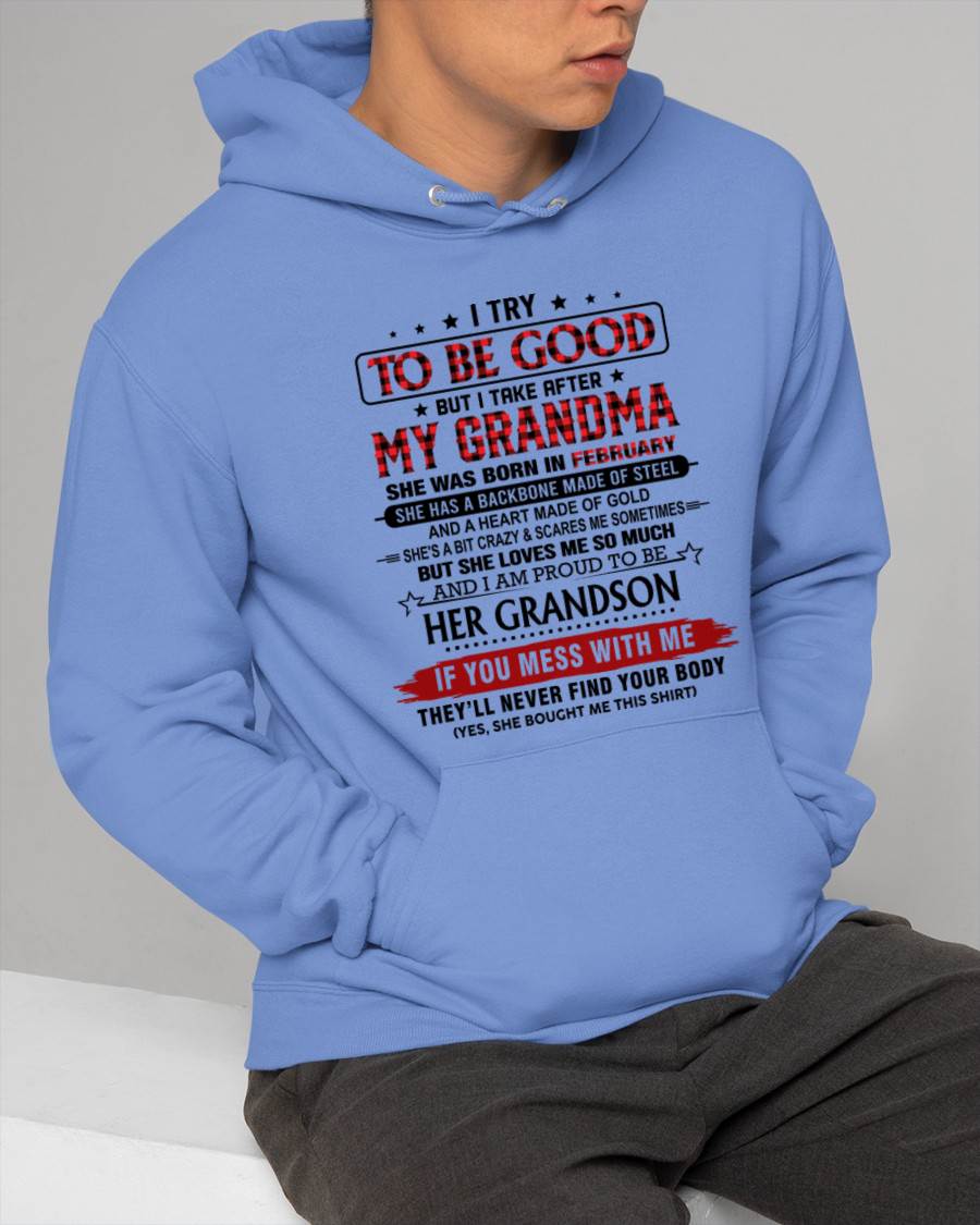 FEBRUARY - I TRY TO BE GOOD BUT I TAKE AFTER MY GRANDMA - FROM GRANDMA - TLEE02 (SKU26T-01289-02)