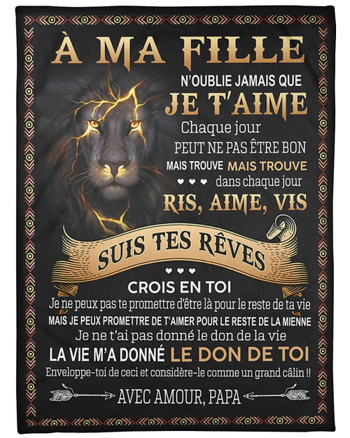 Cadeau Spécial Pour Ta Fille Couverture - De Papa (SKUB09-91)