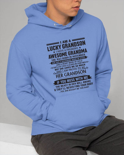 NOVEMBER - GRANDSON OF A STRONG & LOVING GRANDMA - FROM GRANDMA - TLEE11 (SKU11-154-11)