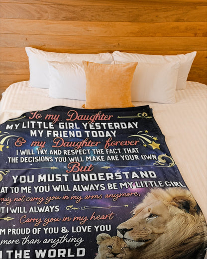 Special Gift For Your Daughter Blanket - From Dad05