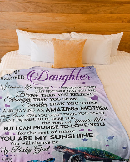 Special Gift For Your Daughter Blanket - From Mom