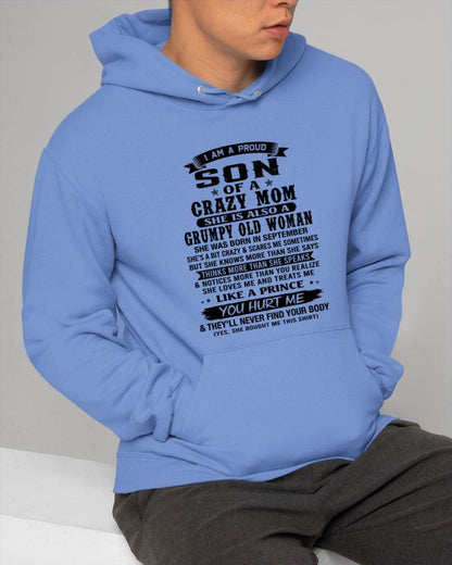 SEPTEMBER - PROUD SON OF A FREAKIN' AWESOME MOM - FROM MOM - TLEE09 (SKU2607-60-09)