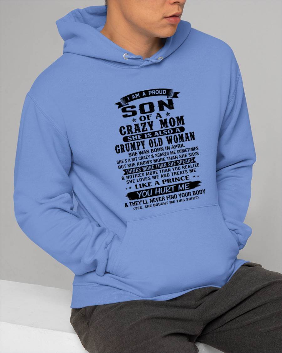 APRIL - PROUD SON OF A FREAKIN' AWESOME MOM - FROM MOM - TLEE04 (SKU2607-60-04)