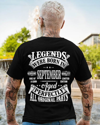 September - Legends Were Born In September Genuine Quality - Gift For Man - TLEE09 (SKU08-37-09)