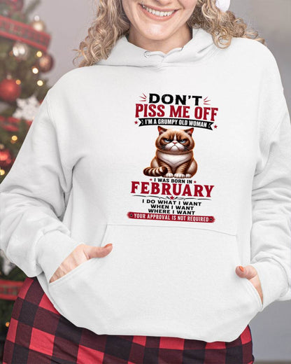 FEBRUARY – ZERO PATIENCE FUNNY CAT - FOR WOMEN - TLEE02 (SKU2608-291-02)