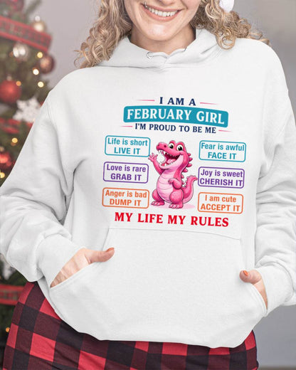 FEBRUARY GIRL – MY LIFE MY RULES - FOR WOMEN - TLEE02 (SKU2604-245-02)
