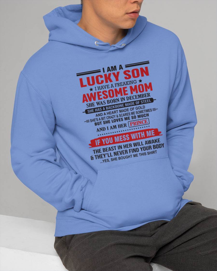DECEMBER - LUCKY SON OF A STRONG AND PROTECTIVE MOM - FROM MOM - TLEE12 (SKU2602-97-12)