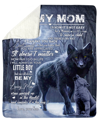 Special gift for Mother - from Son - Blanket