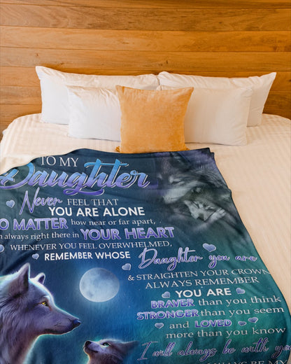 Special Gift For Your Daughter Blanket - From Dad (SKUB12-62)
