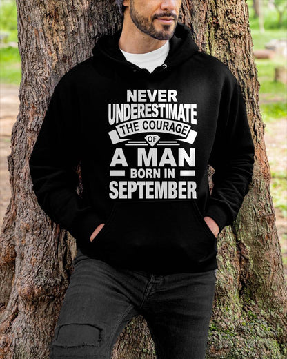 SEPTEMBER BORN MAN : COURAGE STRENGTH & PRIDE - FOR MAN - TLEE09 (SKU2606-126-09)