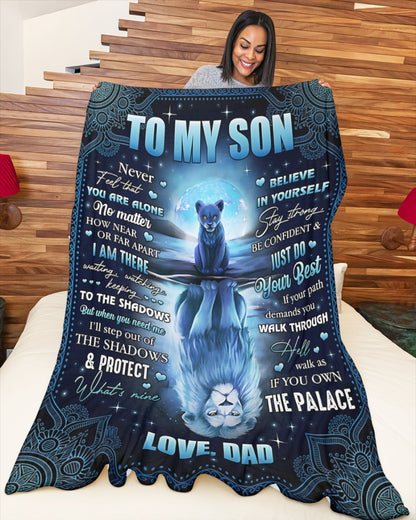 Special Gift For Your Son Blanket - From Dad (SKUB11-151)