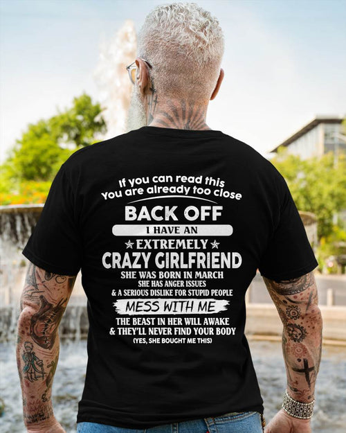 March - Back Off I Have An Extremely Crazy Girlfriend - Gift From Wife - TLEE03 (SKU07-175-03)
