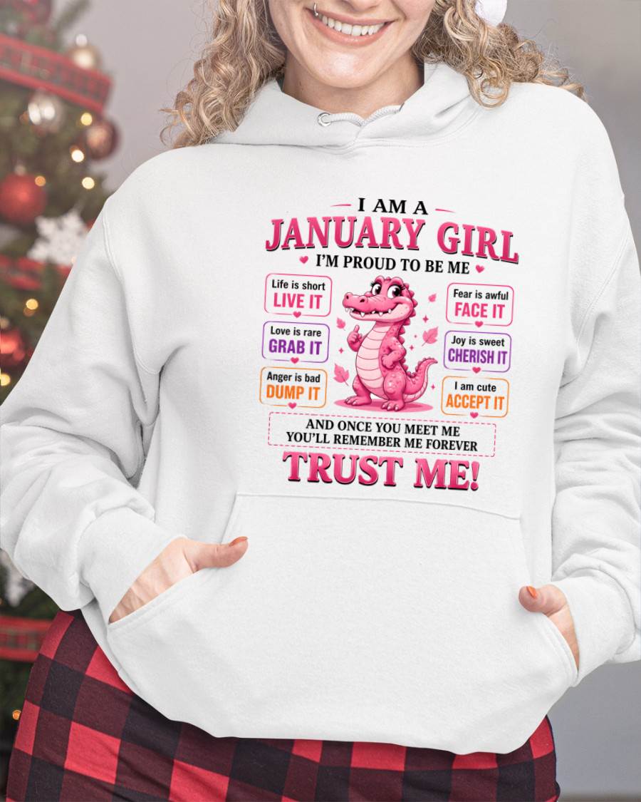 JANUARY GIRL CUTE ALLIGATOR TEE - FOR WOMEN - TLEE01 (SKU2607-236-01)